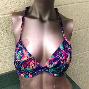 Pink Victoria’s Secret Strappy Bikini Top